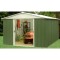 Metal Shed with Sliding Double Doors 10'x10' Yardmaster