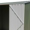 7 x 3 Absco Space Saver Metal Garden Sheds 2.26m x 0.78m Pale Eucalyptus Colour