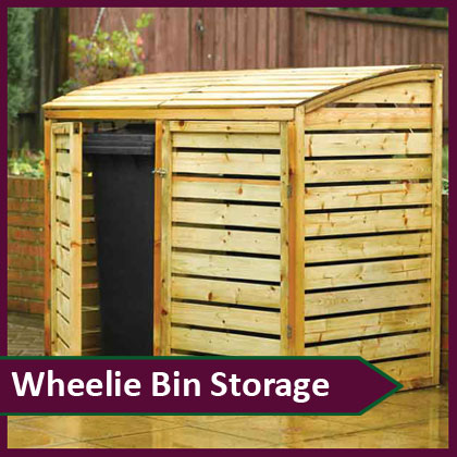 Wheelie Bin Recycle Storage