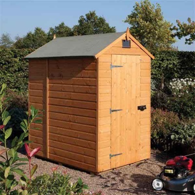 7 x 5 Rowlinsons Apex Wooden Garden Shed Tongue & Groove Roof & Cladding