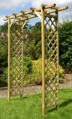 NEW SUNSET ARCH WOODEN PRESSURE TREATED (1.6 x 0.55 x 2.1m)