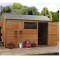 10 x 6 Reverse  Apex Overlap Wooden Garden Shed