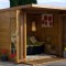 10 x 8  Wooden Garden room Summerhouse with side shed