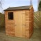6 x 4 Reverse Apex Wooden Overlap Garden Shed