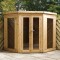 7 x 7 Tongue & Groove Wooden Garden Corner Summerhouse