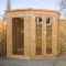 7 x 7 Tongue & Groove Wooden Garden Corner Summerhouse