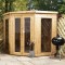 7 x 7 Tongue & Groove Wooden Garden Corner Summerhouse