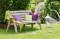 NEW ABBEY 3 SEATER BENCH WOODEN PRESSURE TREATED (1.68 x 0.73 x 0.73m)