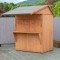 6x4 Garden Shed Bar Apex Roof Shiplap Clad Left Hand Door