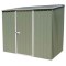 7 x 5 Absco Space Saver Metal Garden Sheds 2.26m x 1.52m  Pale Eucalyptus Colour