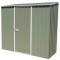 7 x 3 Absco Space Saver Metal Garden Sheds 2.26m x 0.78m Pale Eucalyptus Colour