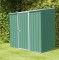 7 x 3 Absco Space Saver Metal Garden Sheds 2.26m x 0.78m Pale Eucalyptus Colour