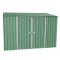 10 x 5 Absco Space Saver Metal Garden Sheds 3m x 1.52m  Pale Eucalyptus Colour