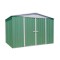 12 x 10 Absco Regent Metal Garden Shed 3m x 3.66m Pale Eucalyptus