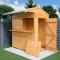 6x4 Rowlinson Garden Tiki Bar Apex Roof Shiplap Clad