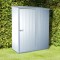 5 x 3 Absco Space Saver Metal Garden Sheds 1.52m x 0.78m Zinc Colour