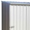 5 x 3 Absco Space Saver Metal Garden Sheds 1.52m x 0.78m Zinc Colour