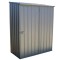 5 x 3 Absco Space Saver Metal Garden Sheds 1.52m x 0.78m Zinc Colour