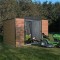 8 x 6 Rowlinsons Woodvale Metal Shed Garden Storage Unit
