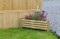 NEW NORBURY CORNER PLANTER WOODEN PRESSURE TREATED (1.05 x 0.78 x 0.42m)