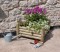 NEW NORBURY CORNER PLANTER WOODEN PRESSURE TREATED (1.05 x 0.78 x 0.42m)