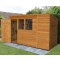 10x6' Wooden Pent Overlap Dip Treated Single Door Garden Shed Storage