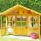 6 x 5 Pixie Playhouse Childrens Outdoor Wooden Play House with door Veranda