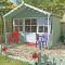 6 x 5 Pixie Playhouse Childrens Outdoor Wooden Play House with door Veranda