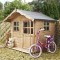 5 x 5 Poppy Playhouse Childrens Outdoor Wooden Play House