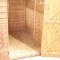 6 x 4 Windowless Overlap Single Door Apex Wooden Garden Shed