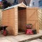 6' x 4' Value Wooden Apex Shed Single Door Garden Storage