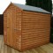 7 x 5 Windowless Overlap Apex Wooden Garden Shed