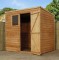 7 x 5 Pent Overlap Wooden Garden Shed with Windows