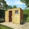 7 x 5 Pent Overlap Wooden Garden Shed with Windows