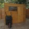 8 x 6 Pent Overlap Wooden Garden Shed with Windows