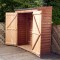 6' x 2'6'' Wooden Garden Pent Overlap Storage