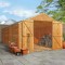 20 x 10 Apex Overlap Windowless Wooden Garden Shed Workshop