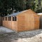 20 x 10 Apex Overlap Wooden Garden Shed Workshop