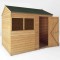 8 x 6 Reverse Apex Wooden Overlap Garden Shed