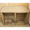 6 x 3 Wooden Logstore Pressure Treated Timber Double Log Store