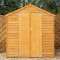 6 x 4 Overlap Double Door Apex Wooden Garden Shed