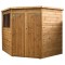 7 x 7 Corner Shiplap Tongue & Groove Wooden Garden Sheds