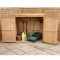 5 x 3 Pressure Treated Wooden Garden Mower Store Tongue & Groove Clad
