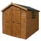 8 x 6 Shiplap Full Tongue & Groove Apex Wooden Garden Sheds