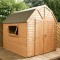 8 x 8 Shiplap Full Tongue & Groove Wooden Dutch Barn Garden Sheds