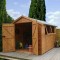 10 x 8 Shiplap Tongue & Groove Apex Wooden Garden Sheds Double Doors