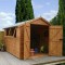 10 x 8 Shiplap Tongue & Groove Apex Wooden Garden Sheds Double Doors