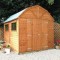 10 x 8 Pressure Treated Shiplap Tongue & Groove Wooden Dutch Barn Garden Sheds