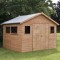 10 x 10 Shiplap Full Tongue & Groove Wooden Garden Workshop Building