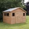 12 x 10 Shiplap Full Tongue & Groove Wooden Garden Workshop Building